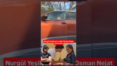 Oyuncu Nurgül Yeşilçay, oğlu Osman Nejat ile birlikte Ömür Usta