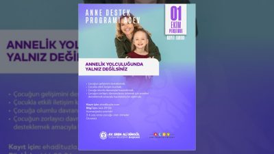 Tuzla Belediyesi ve AÇEV işbirliğiyle 3-6 yaş arası çocuğu olan