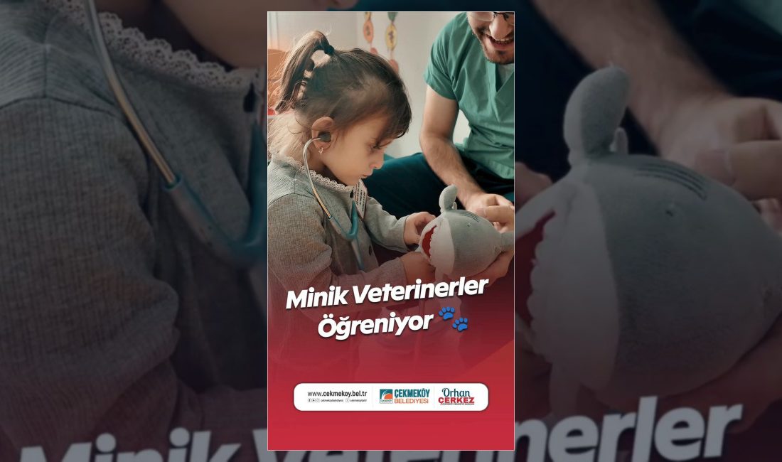 Çekmeköy Belediyesi, 4 Ekim Hayvanları Koruma Günü kapsamında çocuklara hayvan