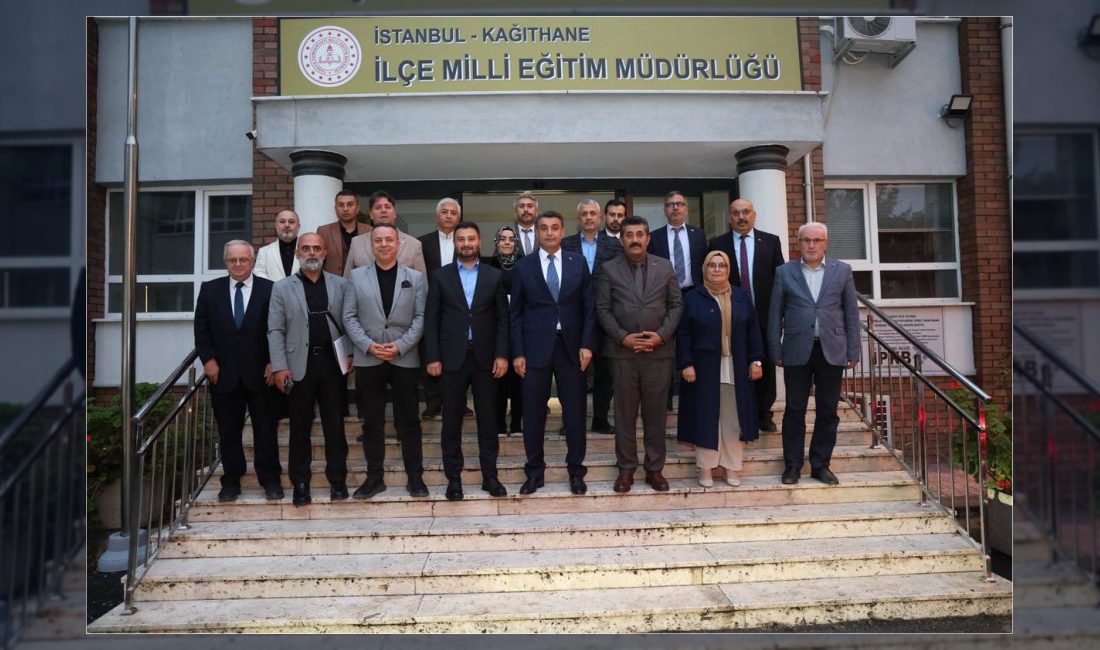 Kağıthane'de düzenlenen EDEP toplantısında, ilçede yürütülen eğitim faaliyetleri ve mevcut