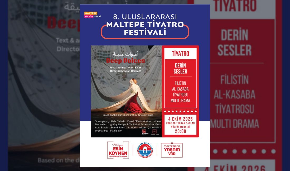 Maltepe Belediyesi, savaşın gölgesinde kalan hayatları sahneye taşıyan 'Derin Sesler'