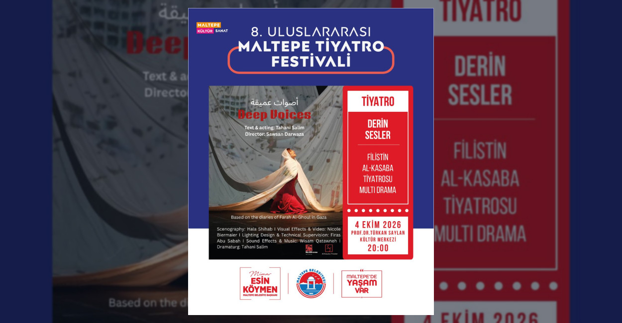 Maltepe Belediyesi, savaşın gölgesinde kalan hayatları sahneye taşıyan 'Derin Sesler'