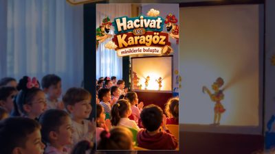 Esenyurt Belediyesi kreşlerinde minik öğrencilere yönelik Hacivat ve Karagöz gölge