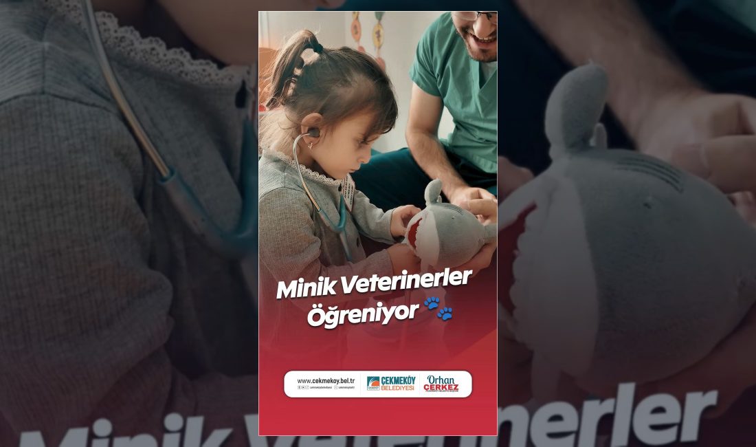 4 Ekim Hayvanları Koruma Günü dolayısıyla Çekmeköy'deki çocuk gündüz bakımevinde