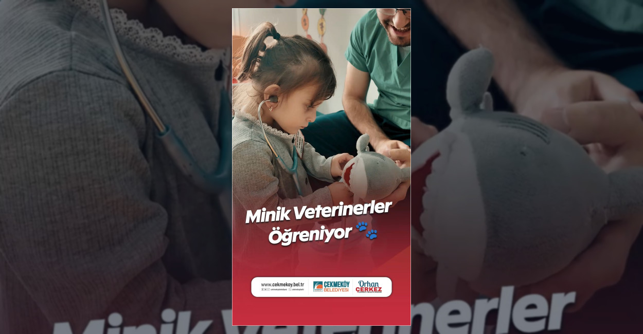 4 Ekim Hayvanları Koruma Günü dolayısıyla Çekmeköy'deki çocuk gündüz bakımevinde