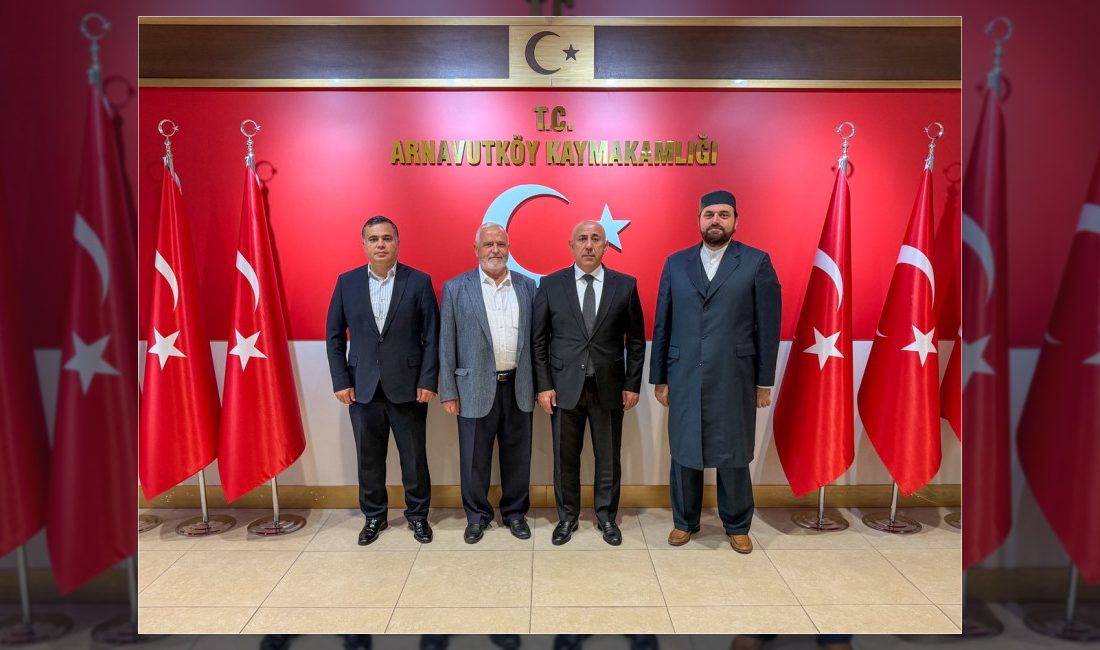 Bayar Paslanmaz Çelik, Adıyamanlılar Derneği ve Geylani Vakfı başkanları, Arnavutköy