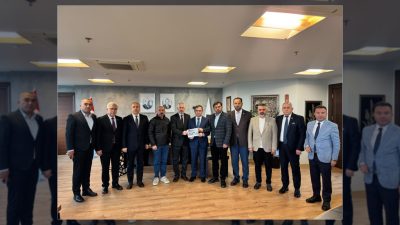 Ordu Dernekler Federasyonu Genel Başkanı Necati Özdemir ve beraberindeki heyet,