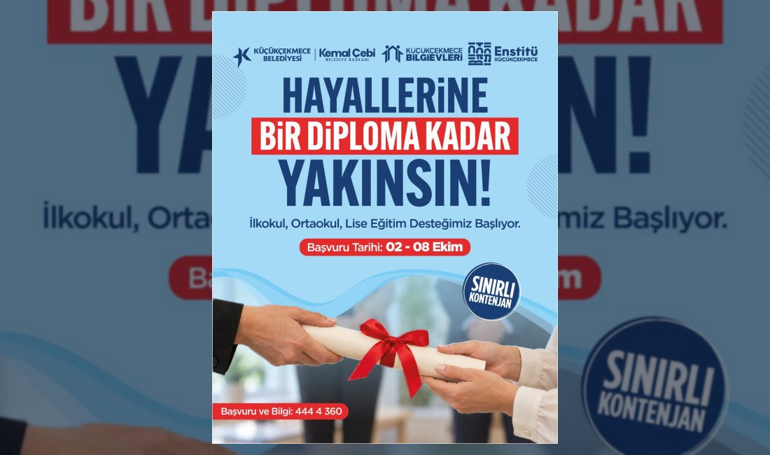 Küçükçekmece Belediyesi, açık öğretim öğrencilerine yönelik akademik eğitim destek programını