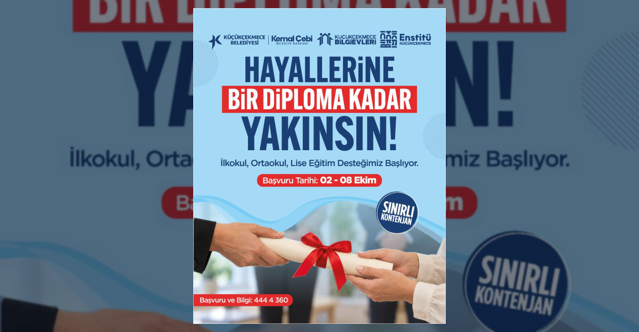 Küçükçekmece Belediyesi, açık öğretim öğrencilerine yönelik akademik eğitim destek programını