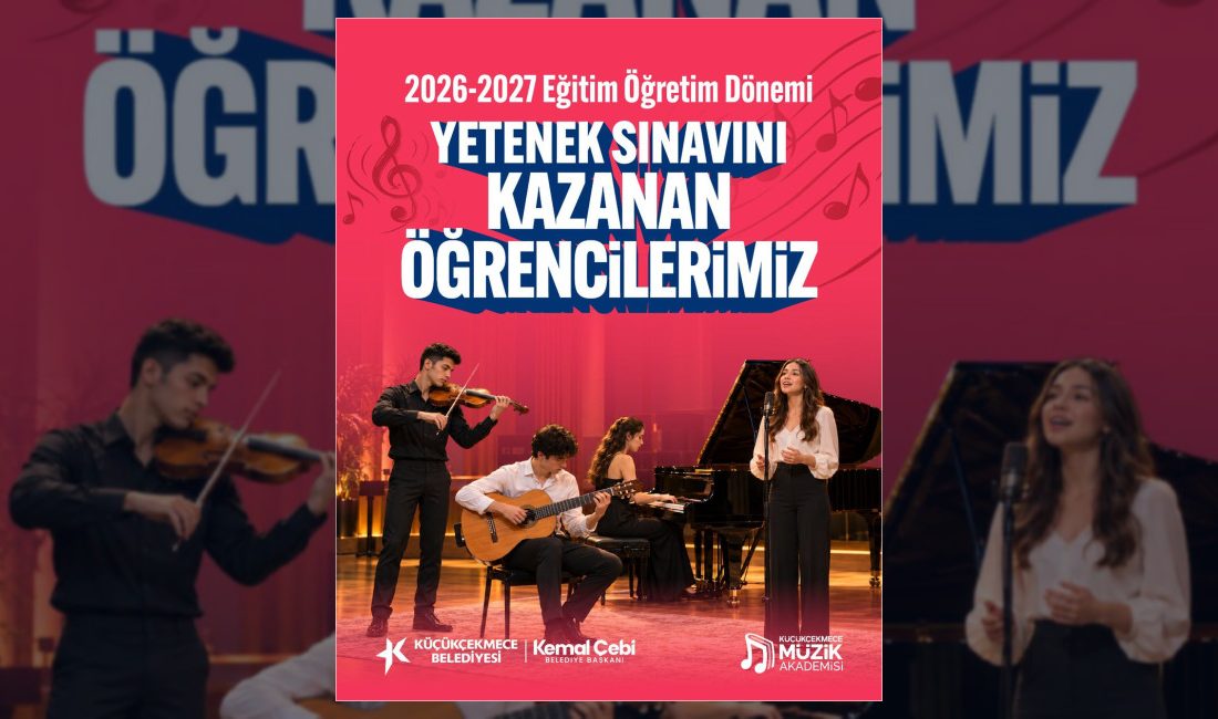 Küçükçekmece Belediyesi Müzik Akademisi'nin yeni dönem yetenek sınavı sonuçları açıklandı.