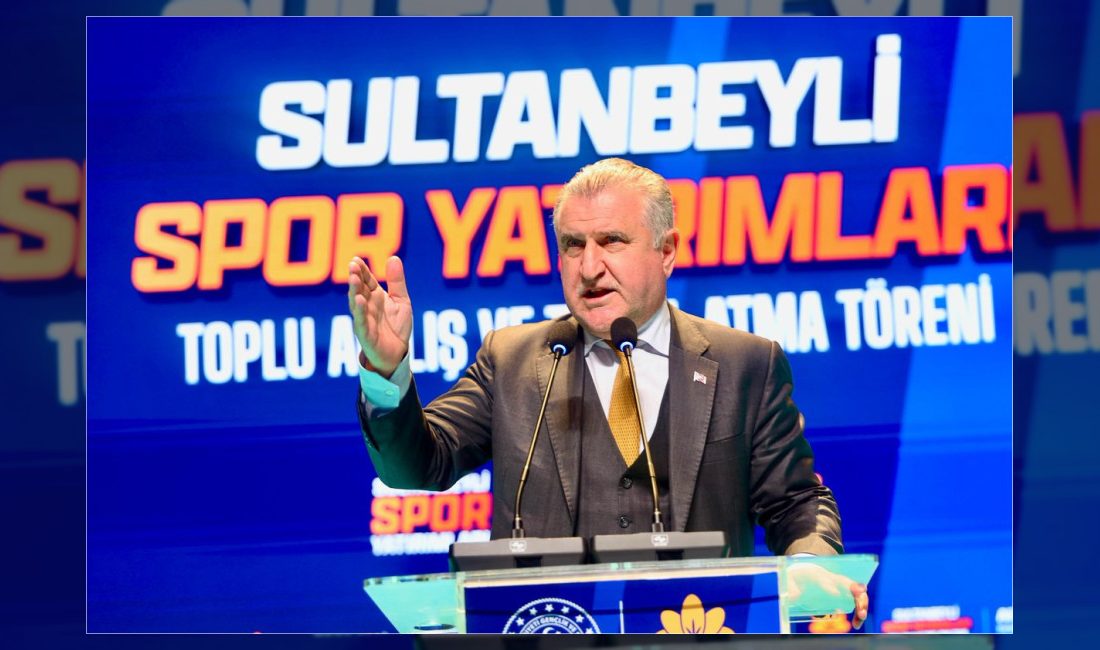 Sultanbeyli'de Gençlik ve Spor Bakanı Osman Aşkın Bak'ın katılımıyla yeni