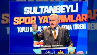 Sultanbeyli'de Gençlik ve Spor Bakanı Osman Aşkın Bak'ın katılımıyla yeni