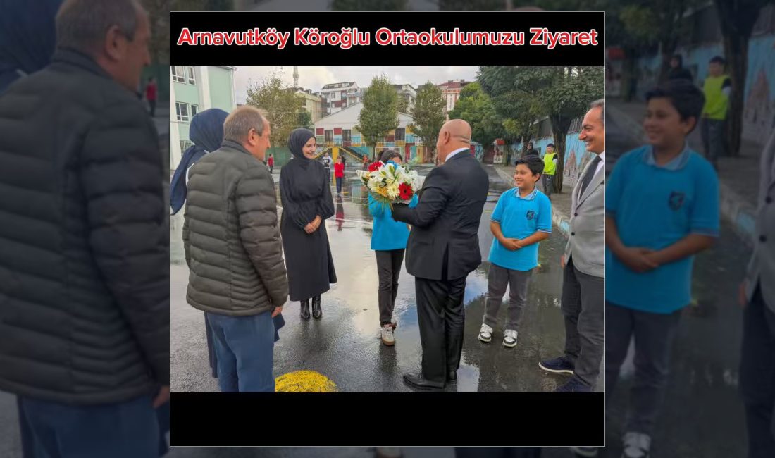 Arnavutköy Kaymakamı Mahmut Hersanlıoğlu, ilçedeki okulları ziyaret ederek incelemelerde bulundu