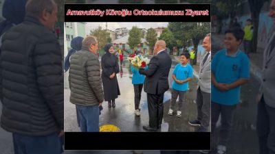Arnavutköy Kaymakamı Mahmut Hersanlıoğlu, ilçedeki okulları ziyaret ederek incelemelerde bulundu