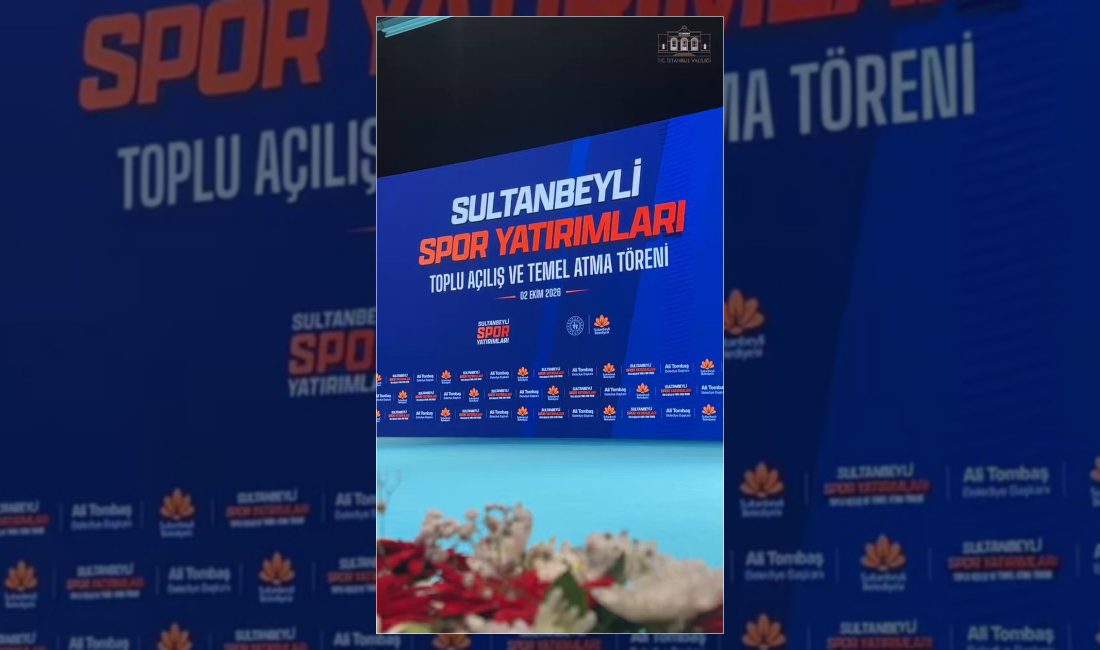 İstanbul Sultanbeyli'de Gençlik ve Spor Bakanı Osman Aşkın Bak ve