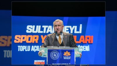 Sultanbeyli'nin spor altyapısını güçlendirecek yeni yatırımların toplu açılış ve temel