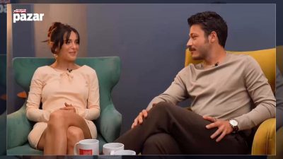 Aynı dizide rol alan Hafsanur Sancaktutan, partneri Kubilay Aka ile