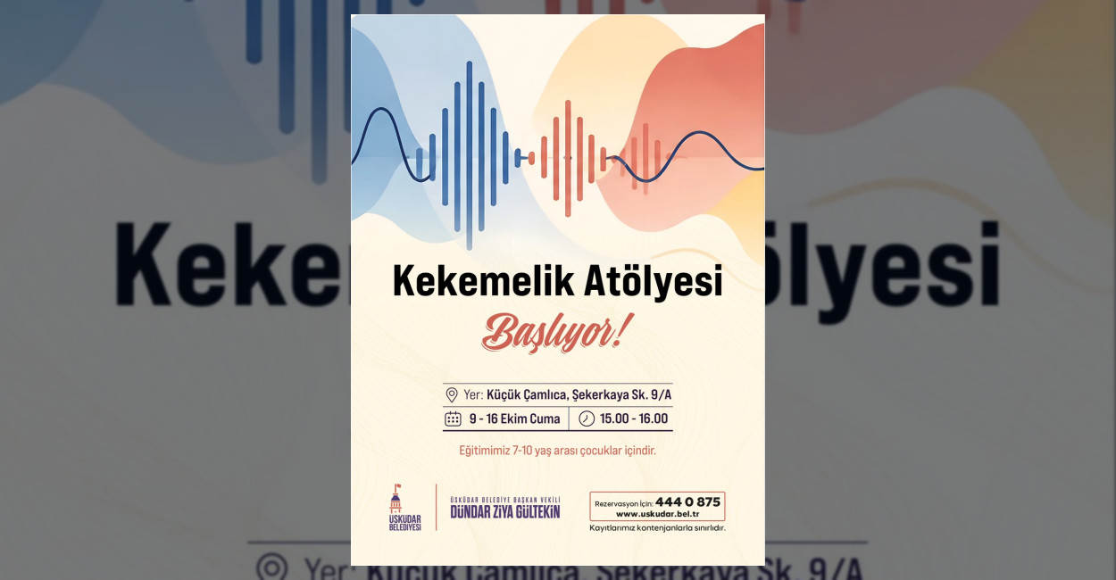 Üsküdar Belediyesi, çocukların iletişim becerileri ile özgüvenlerini artırmak amacıyla Kekemelik