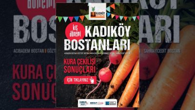 Kadıköy Bostanları kış dönemi kura çekilişi tamamlandı. Toprakla buluşacak yeni