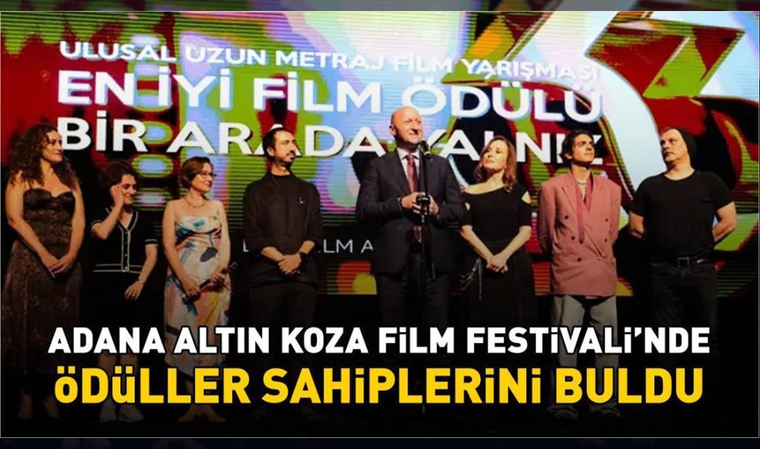 33'üncü Uluslararası Adana Altın Koza Film Festivali'nin ödül gecesi Çukurova