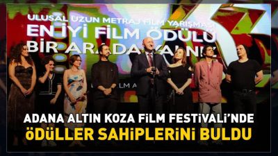 33'üncü Uluslararası Adana Altın Koza Film Festivali'nin ödül gecesi Çukurova