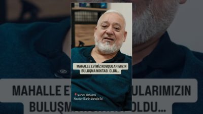 Çekmeköy Belediyesi tarafından Merkez Mahallesi'nde hayata geçirilen Hacı Avni Şahin
