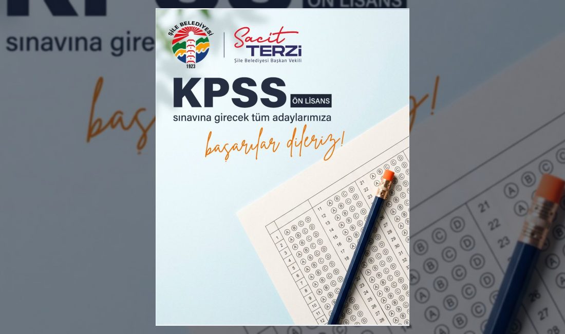 Şile Belediyesi, KPSS Ön Lisans Sınavı'na girecek tüm adaylar için