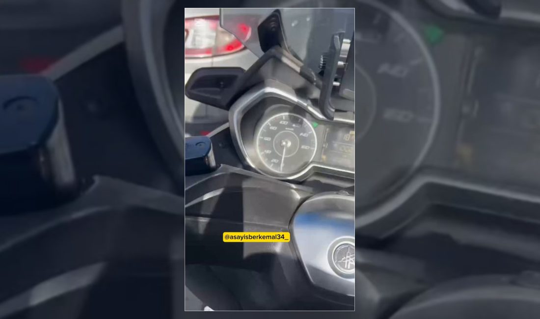 İstanbul Sancaktepe'de motosikletli ile tartışan otomobil sürücüsü, telefonla ulaştığı arkadaşından