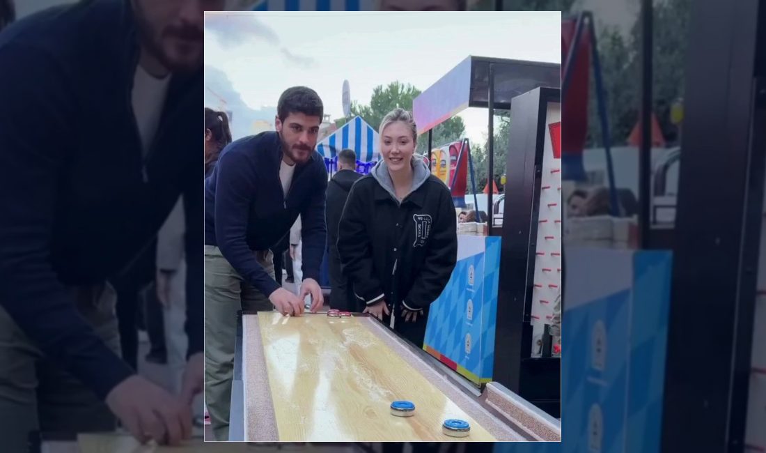 Ünlü isim Yasmin Erbil, sevgilisi Yiğit Poyraz ile birlikte eğlenceli