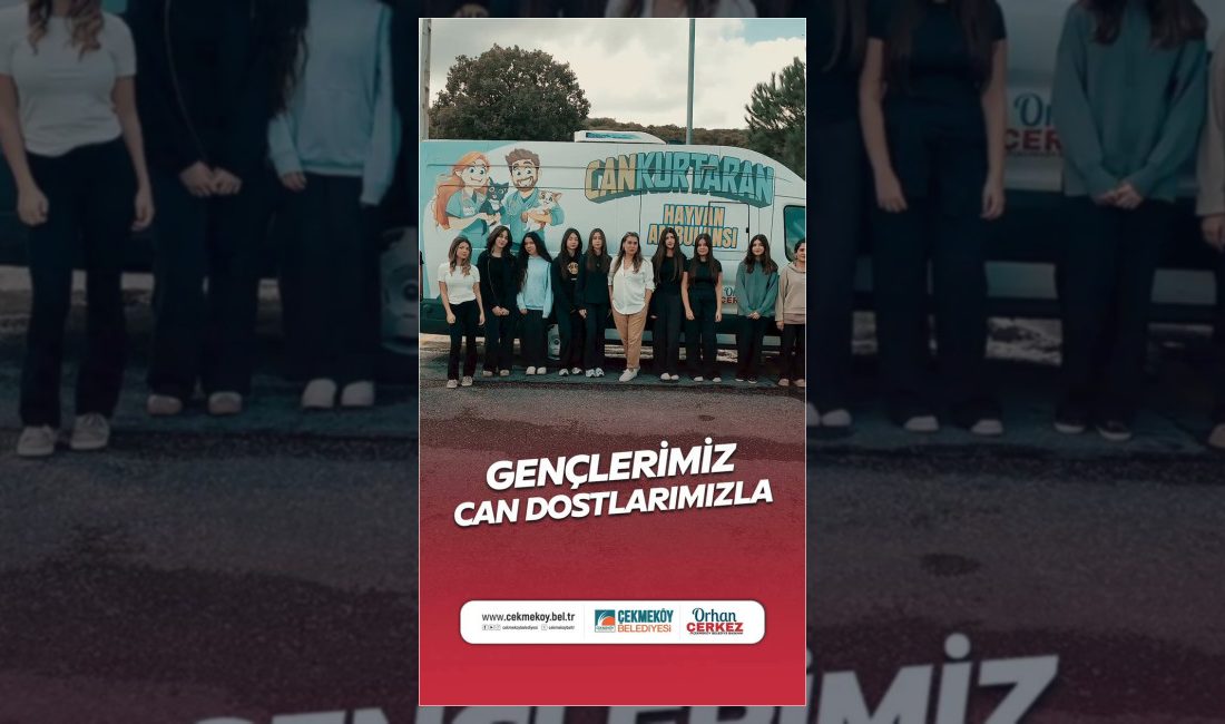 Çekmeköy Belediyesi, Hayvanları Koruma Günü kapsamında Özel Alev Okulları öğrencilerini