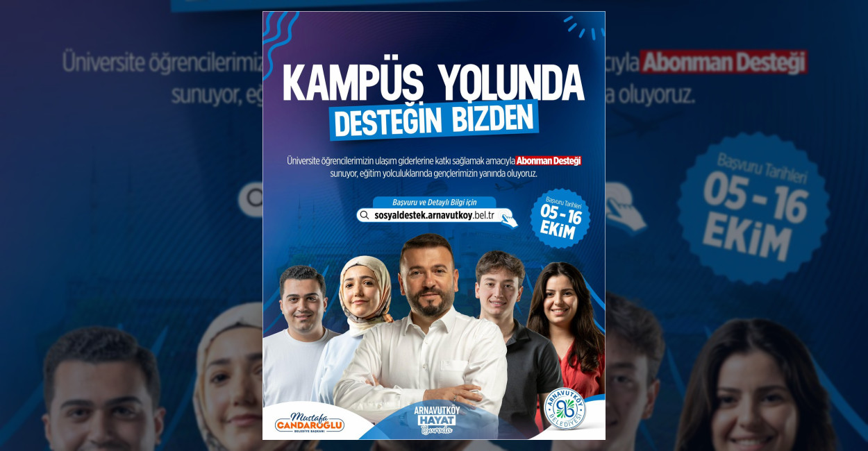 Arnavutköy Belediyesi, gençlerin ulaşım giderlerine katkı sağlamak amacıyla hazırladığı Abonman
