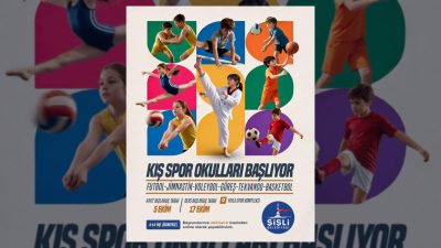 Şişli Belediyesi tarafından düzenlenen Kış Spor Okulları için 5 Ekim