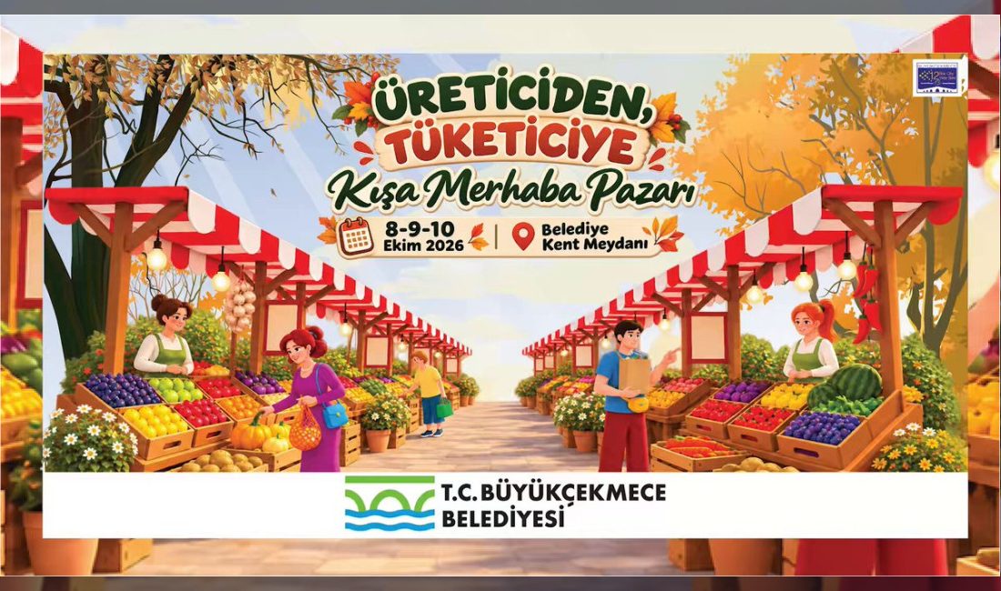 Büyükçekmece Belediyesi tarafından düzenlenen Üreticiden Tüketiciye Kışa Merhaba Pazarı, yerel