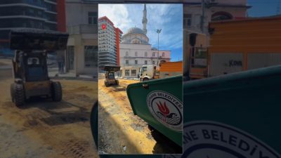 Kağıthane Belediyesi, Talatpaşa Mahallesi Keskingil Caddesi'nde güvenli ulaşım için asfalt