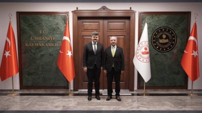Sivas İmranlı Kaymakamı Mehmet Sevban Gökbunar, Ümraniye Kaymakamı Yüksel Çelik'i