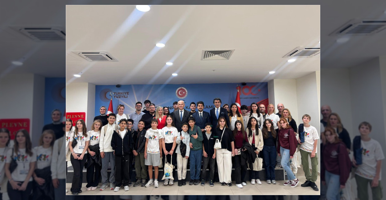 Gaziosmanpaşa Kaymakamı İskender Yönden, Erasmus+ projesi için Türkiye'de bulunan İtalya