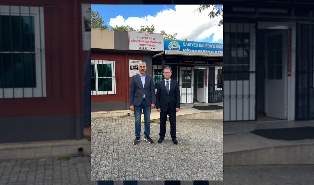 Sarıyer Kaymakamı Metin Maytalman, Kireçburnu Muhtarlığı'nı ziyaret ederek mahalle çalışmaları,