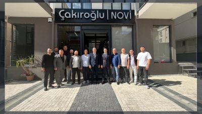 Küçükçekmece Kaymakamı Mustafa Anteplioğlu ve ilçe protokolü, Çakıroğlu Novi İnşaat