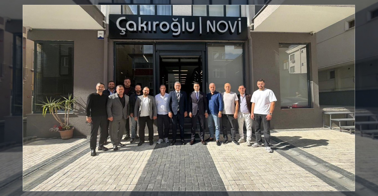 Küçükçekmece Kaymakamı Mustafa Anteplioğlu ve ilçe protokolü, Çakıroğlu Novi İnşaat
