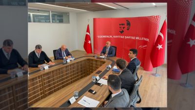 Arnavutköy Kaymakamlığı'nda Kaymakam Mahmut Hersanlıoğlu başkanlığında Kurum Amirleri Toplantısı yapılarak