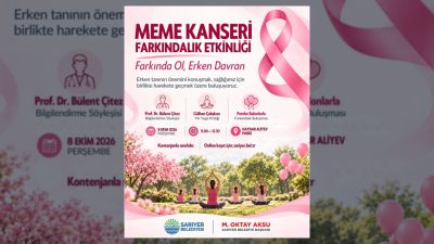 Sarıyer Belediyesi, meme kanserinde erken tanının önemine dikkat çekmek amacıyla