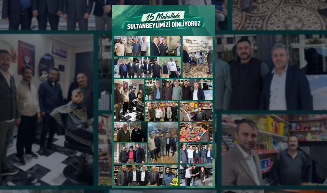 Sultanbeyli Belediyesi, birim müdürlerinin katılımıyla ilçe genelindeki mahallelerde saha çalışmalarına