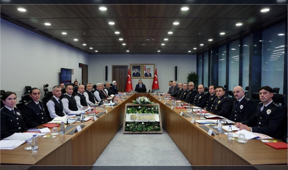 İçişleri Bakanlığı'nda düzenlenen asayiş toplantısında suçla mücadele kapasitesi, yeni nesil