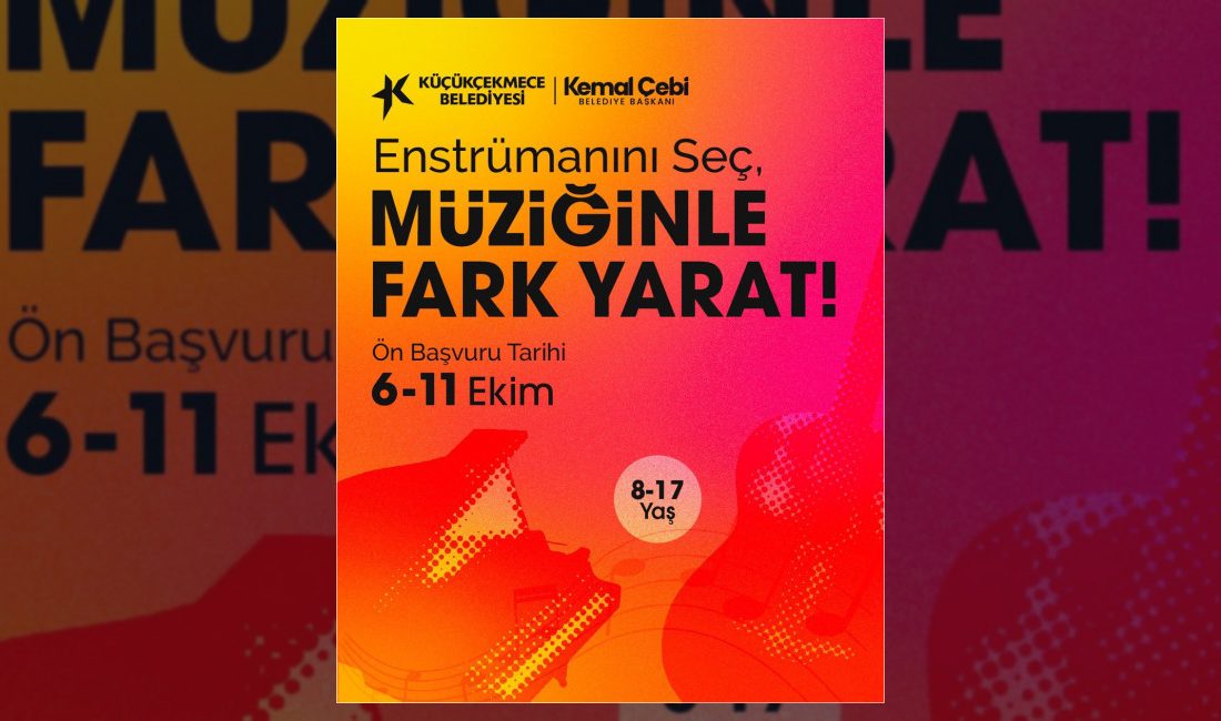 Küçükçekmece Belediyesi, 8-17 yaş aralığındaki çocuklar ve gençler için keman,
