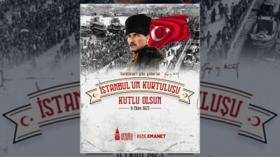 Beyoğlu Belediyesi, İstanbul'un kurtuluşunun 103. yılı dolayısıyla bir mesaj yayımlayarak
