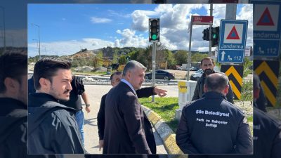 Şile Belediyesi'nin talebi doğrultusunda Karayolları Daire Başkanlığı tarafından Ahmetli Kavşağı