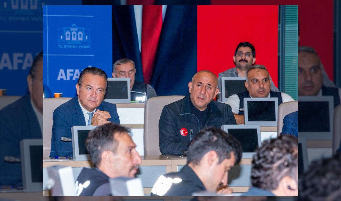 Arnavutköy'de 21 Ekim 2026'daki Ulusal Afet Tatbikatı öncesi hazırlık toplantısı