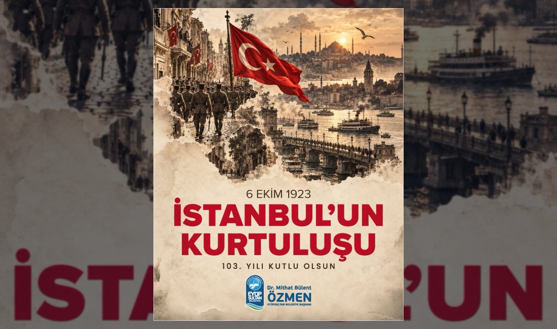 Eyüpsultan Belediyesi, İstanbul'un Kurtuluşu'nun 103. yıl dönümü vesilesiyle bir kutlama