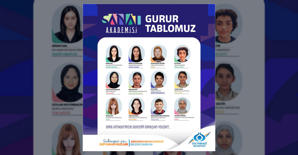 Sultangazi Belediyesi Sanat Akademisi, resimden müziğe farklı alanlarda eğitim veren