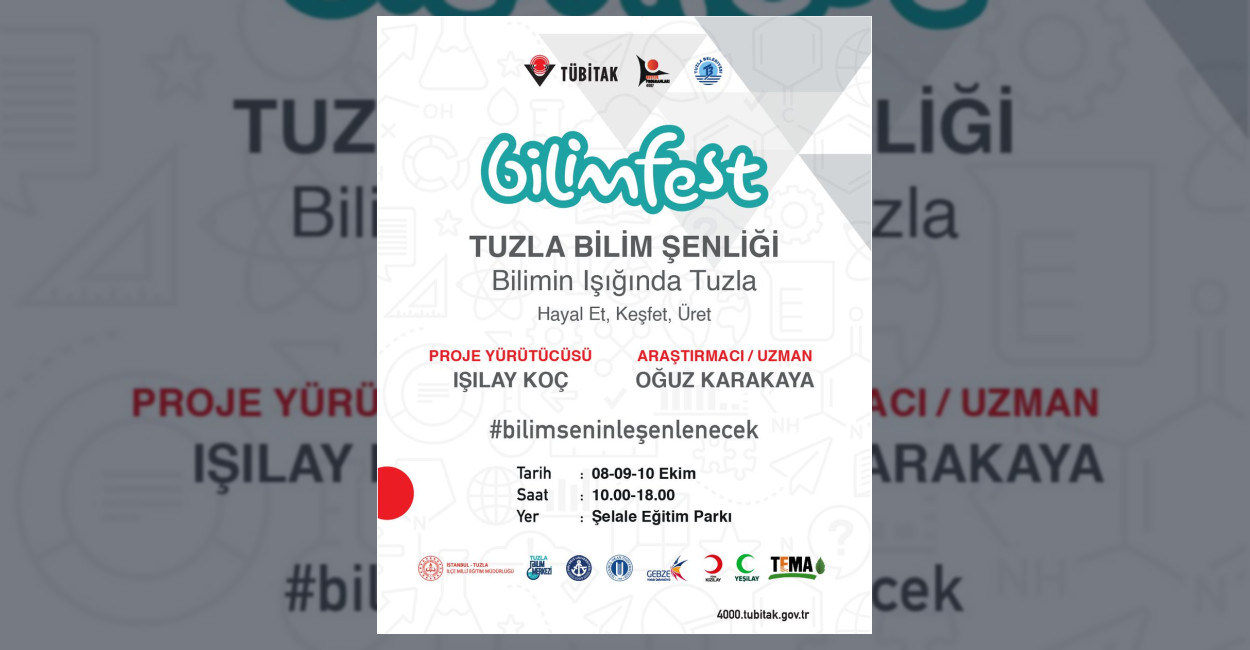 Tuzla Belediyesi ve TÜBİTAK iş birliğiyle düzenlenen BilimFest Tuzla Bilim